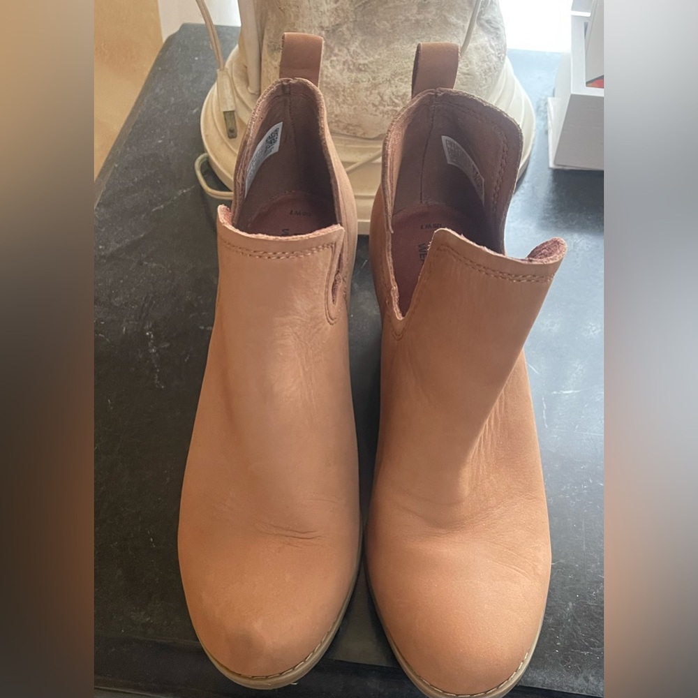 Toms Light Brown Ankle Booties